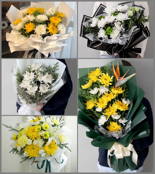 福建福州永泰县嵩口镇龙湘村白事花束代送